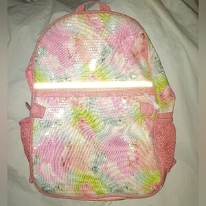 Pink Confetti Unicorn Kitty Backpack